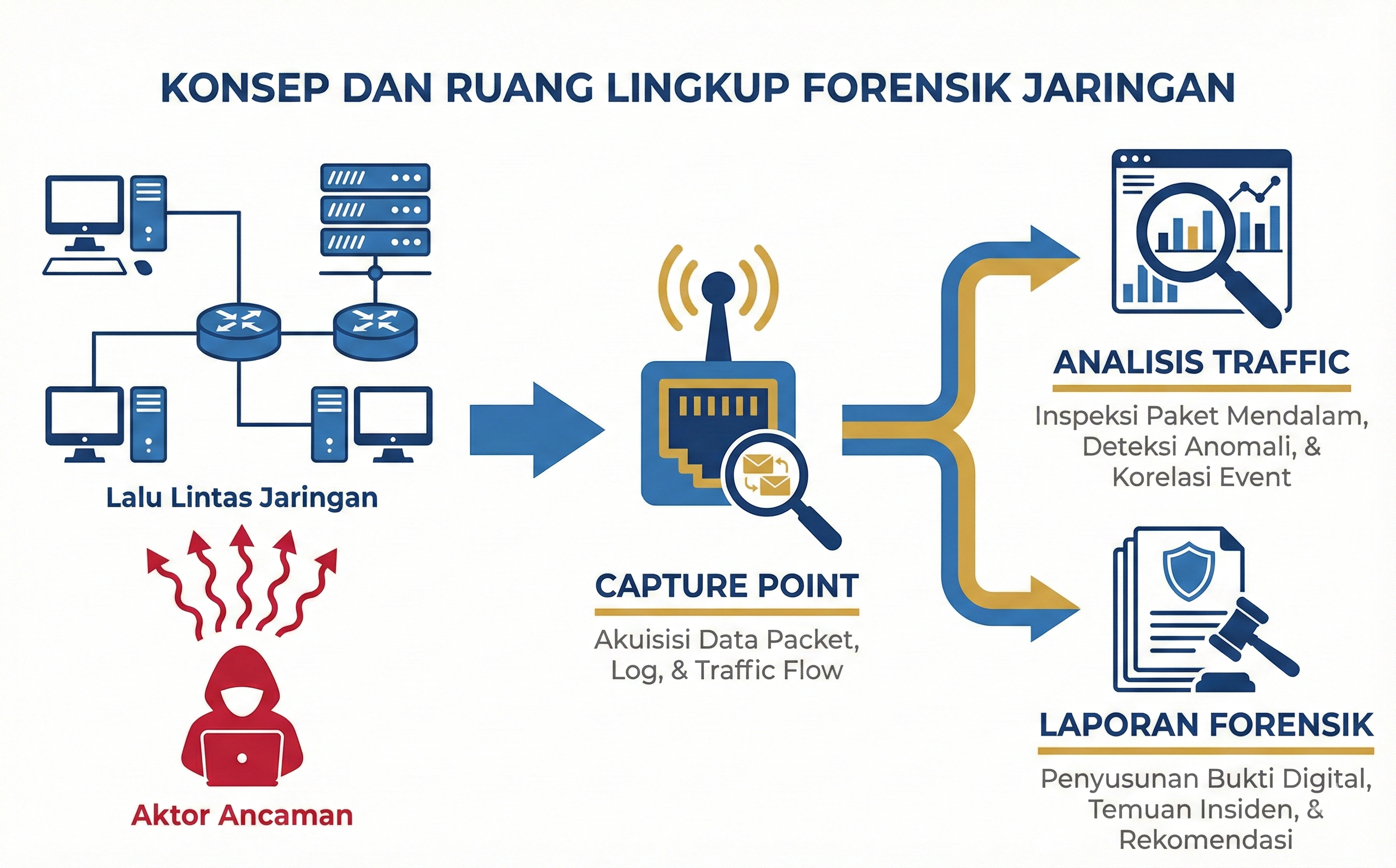 Konsep Forensik Jaringan